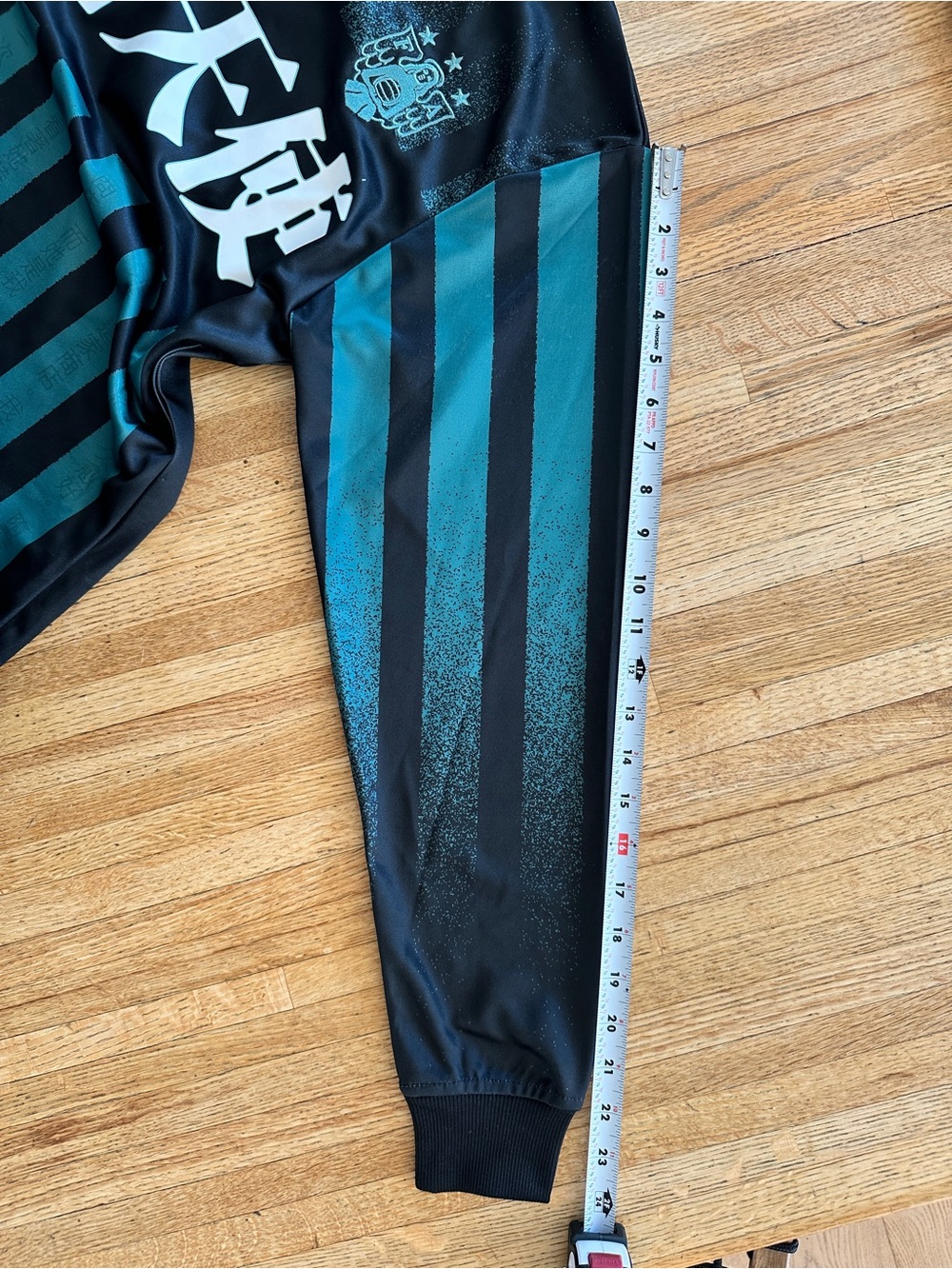 SCRT Kowloon Football Jersey - Green Black Striped - Picture 7 of 11